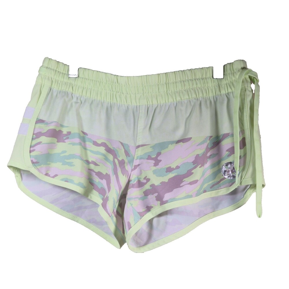 Hurley Phantom Womens Swim Shorts Size Small Pastel Camo Board Shorts Drawstring